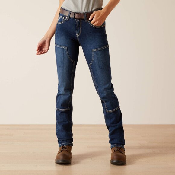 Rebar DuraStretch Riveter Double Front Straight Jean Women's 29L - Picture 1 of 7